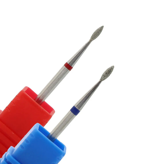 Flame Cone Cuticle Clean Nail Drill Bit 3/32'', Professional Safety Carbide Diamond Nail Bit Nail Cleaner for Cuticle Dead Skin