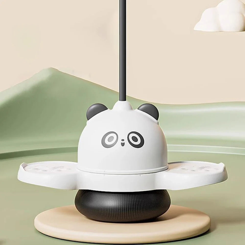 Panda Jumping Ball Exercise Balance Help Grow Tall Fitness Exercise Elastic Ball with Handle Outdoor Fun Bouncing Equipment