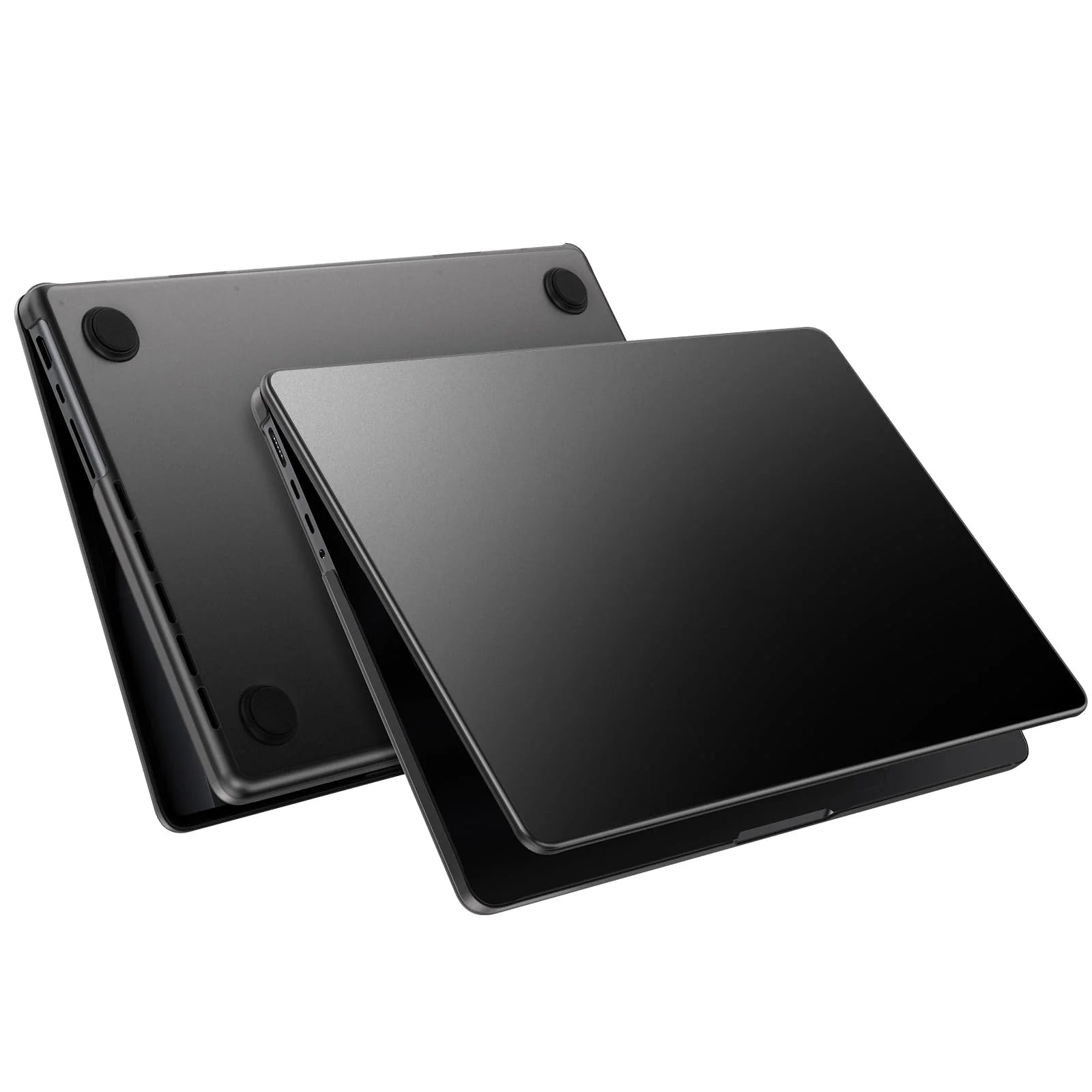 Eoocoo Case For Macbook Pro 14 Inch 2025 2024-2021 M4 M3 M2 M1 Pro Chip For Space Black Plastic Anti-Fingerprint Macbook Cover