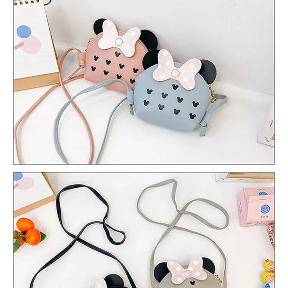 Women Fashion Cute Cartoon Mini Bag Portable Travel Crossbody Bag Simple Adjustable Shoulder Bag