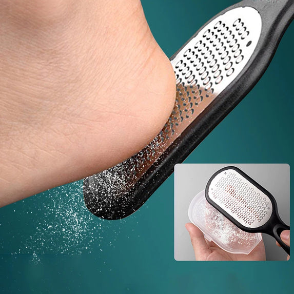 Professional Foot Care Tool - Stainless Steel Foot File for Dead Skin Removal