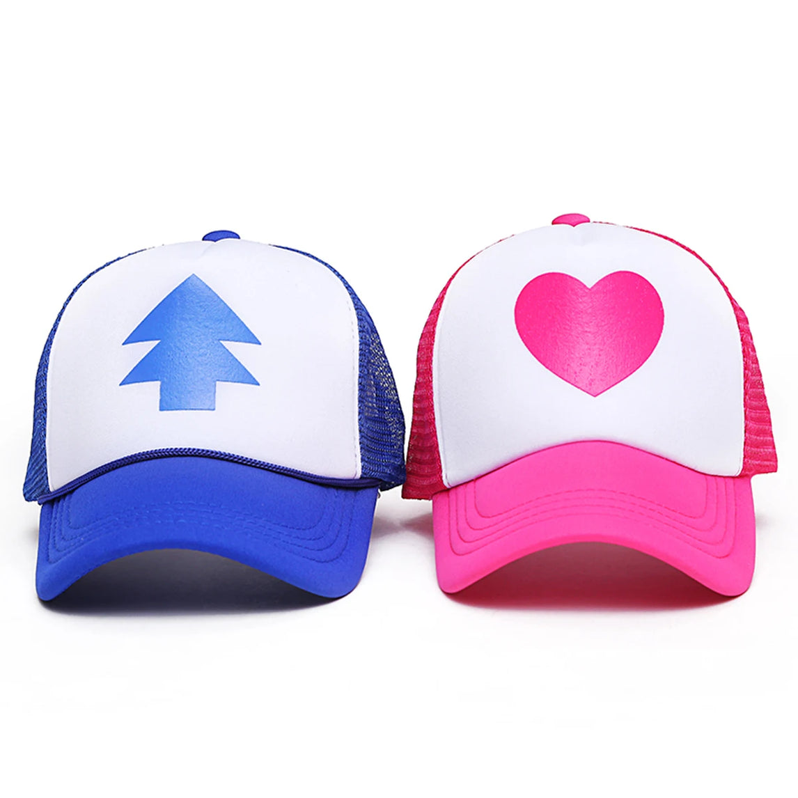 Unisex Love Printing Rose Red Baseball Net Caps Spring and Summer Outdoor Adjustable Casual Hats Sunscreen Hat