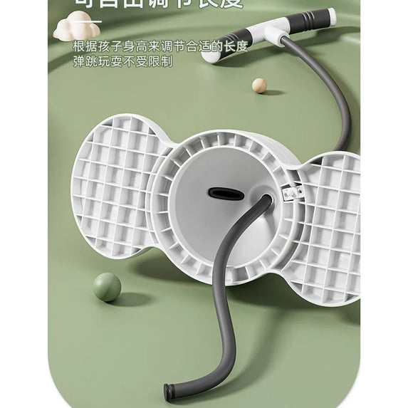 Panda Jumping Ball Exercise Balance Help Grow Tall Fitness Exercise Elastic Ball with Handle Outdoor Fun Bouncing Equipment