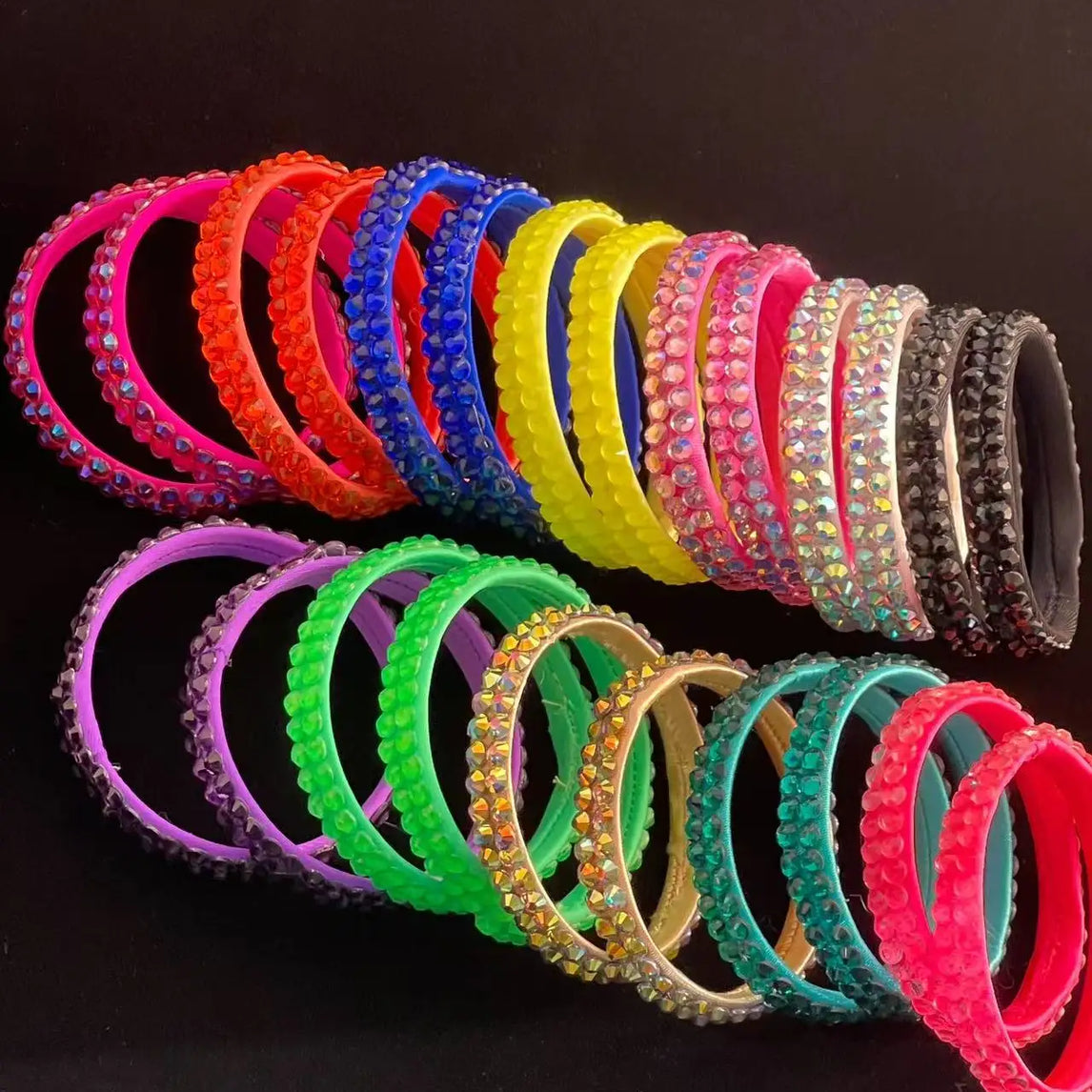 Latin Dance Academy Exclusive Competition Bracelet National Standard Performance Multiple Colors Adult Bracelet Wearing on Wrist