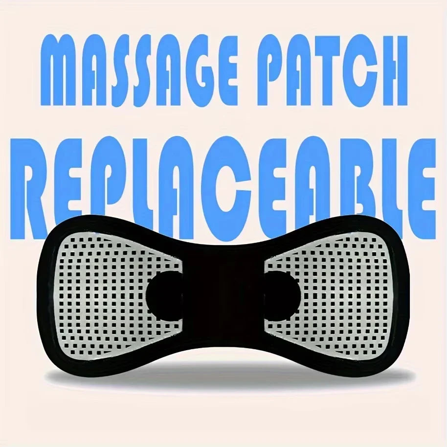 8 Modes Rechargeable Neck Massager with Remote Control EMS Low Frequency Pulse Massager For Muscle Relaxation Relief The Pain