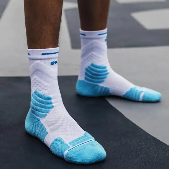 Bullfight 2.0 Men's High-top Sports Towel Basketball Socks Bottom Practical Professional Long-tube Mid-tube Elite Thick Running
