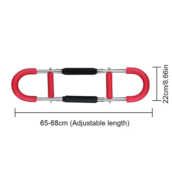 Twister Arm Exerciser with Foam Handle Adjustable Spring Workout Bar Forearm Triceps Chest Expander Portable Fitness Equipment