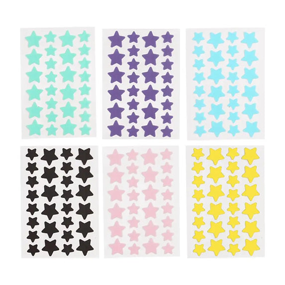 5/6ps Color Star Invisible Skin Care Patch PE Material Waterproof A Variety Of Colors To Choose