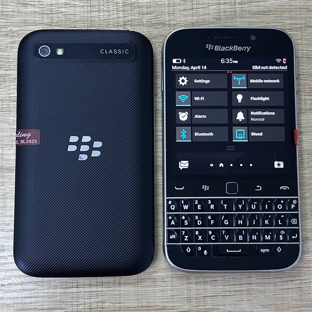 Original BlackBerry Classic Q20 4G LTE Mobile Cell Phone 3.5 "WIFI 16G ROM QWERTY Keyboard Unlocked Smartphone 80-90% new