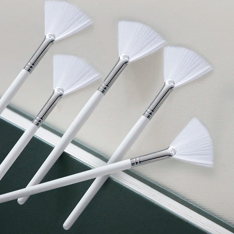 DIY facial mask brush set, soft smear brush, makeup tools, including soft fan, facial brush, acid smear brush