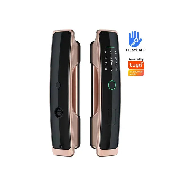 Tuya Smart Wifi Modern Design High Quality Remote Digital Fingerprint Full Automatic Smart Lock For Home Security