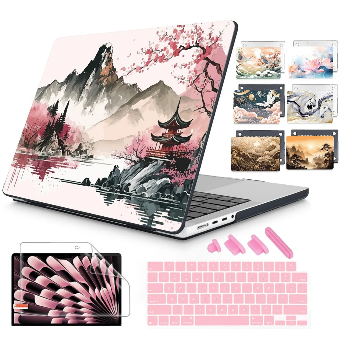 Unique Traditional Hard case for Macbook 2025 M4 A3240 Pro 14 16 M3 2024 M2 Air 13 A2681 Air 15 A2941 2023 Pro 13 A2338 M1 A2337