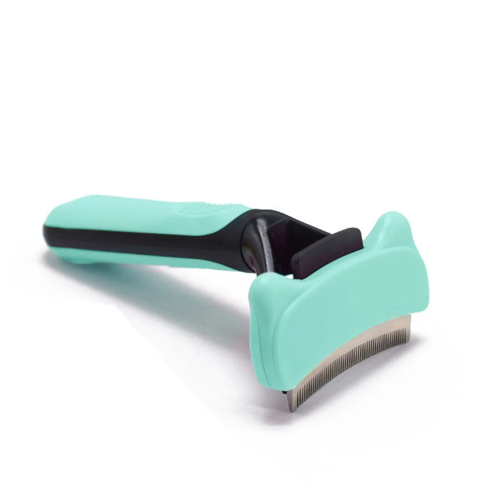 Removes Undercoat Cat Hair Removal Comb Dense Tooth Open Knot Dog Grooming Shedding Tools Gentle on Skin Comfortable Grip