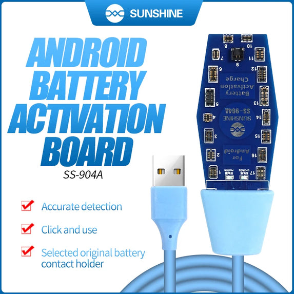 SUNSHINE SS-904A Android Battery Activation Board Quick Charging Phone Repair Tool
