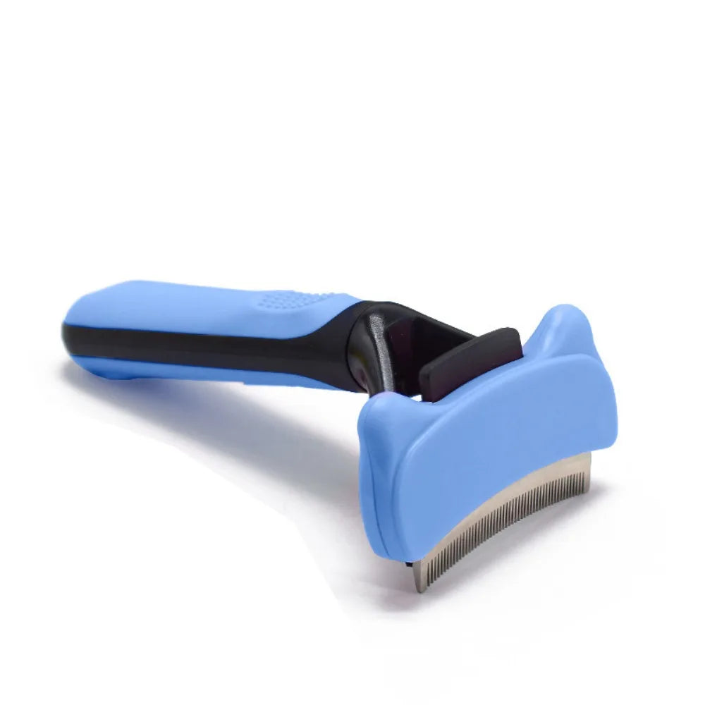 Removes Undercoat Cat Hair Removal Comb Dense Tooth Open Knot Dog Grooming Shedding Tools Gentle on Skin Comfortable Grip