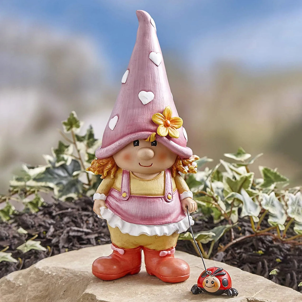 Garden Gnomes Decorative Statue Plant Pot Beetles Ornament Dwarf Resin Crafts Weatherproof Home Hogar JardíN Fast Shipping