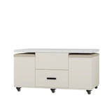 Space-Saving Expandable Table: 4-Stool Set with Hidden Storage